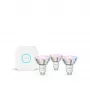 Philips Hue White and Colour Ambience Essential -aloituspaketti: 3 GU10 älylamppua (345 lm)
