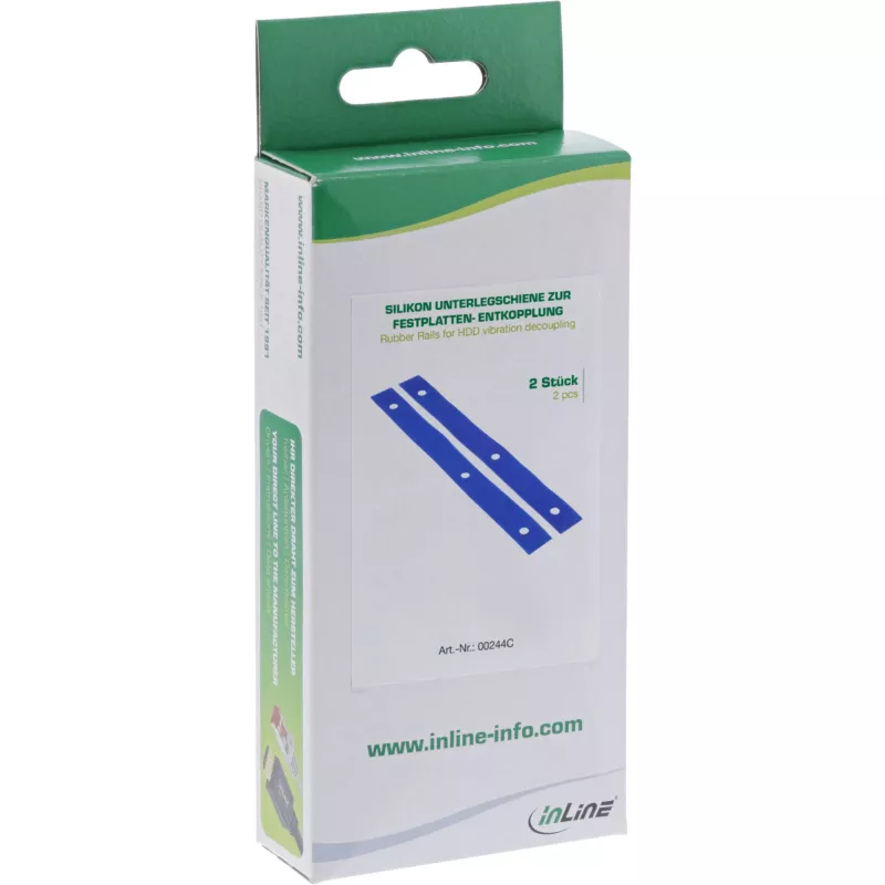 InLine kumikiskot HDD-levyn värähtelynvaimentamiseen, 2 kpl InLine 00244C