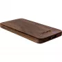 InLine woodplate, USB-virtapankki 5 000mAh, LED-valolla, saksanpähkinäpuu