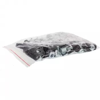 InLine häkkimutterisarja M6 50 häkkimutteria + 50 aluslevyä + 50 ruuvia