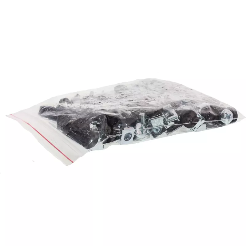 InLine häkkimutterisarja M6 50 häkkimutteria + 50 aluslevyä + 50 ruuvia