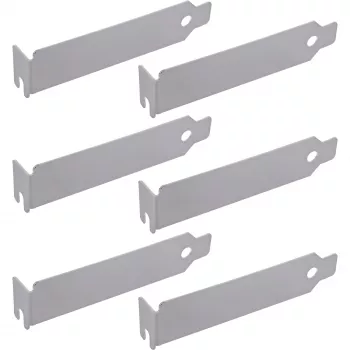 InLine PCI / PCI-E / ISA low-profile-paneelit laajennuskorttipaikoille, 6 kpl