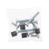 InLine 8-osainen ruuvisarja 4x M8x20mm/M8x50mm/4x 15mm välikappale seinätelineeseen