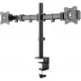 InLine pöytäteline, 2x TFT/LCD/LED enintään 68 cm (27 tuumaa), max. 2x8 kg