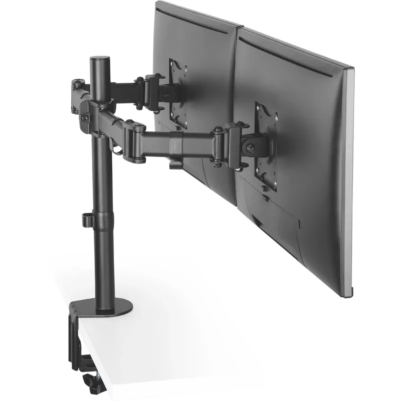 InLine pöytäteline, 2x TFT/LCD/LED enintään 68 cm (27 tuumaa), max. 2x8 kg
