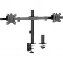 InLine pöytäteline 2x LCD/LED-näytölle enintään 81cm 32 tuumaa max. 9kg 23108E