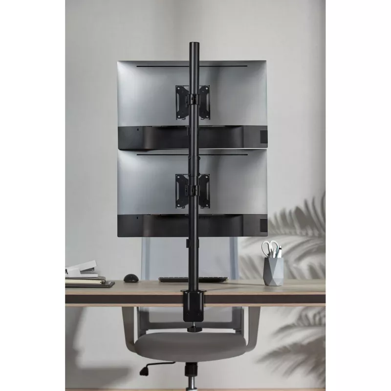 InLine pöytäteline 2x TV/LED/TFT-näytölle enintään 81cm 32 tuumaa max. 9kg