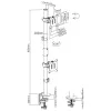 InLine pöytäteline 2x TV/LED/TFT-näytölle enintään 81cm 32 tuumaa max. 9kg
