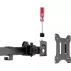 InLine pöytäteline 3x TV / LED / TFT-näytölle enintään 81cm 32 tuumaa max. 7kg