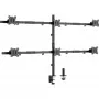 InLine pöytäteline 6x TV / LED / TFT-näytölle enintään 81cm 32 tuumaa max. 7kg musta