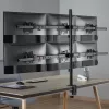 InLine pöytäteline 6x TV / LED / TFT-näytölle enintään 81cm 32 tuumaa max. 7kg musta