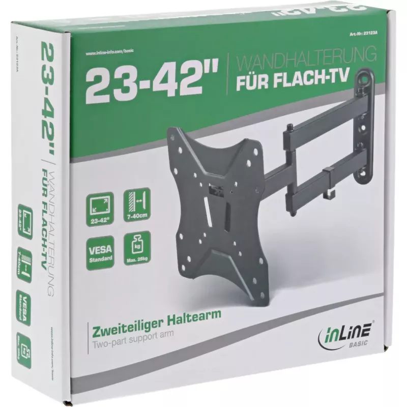 InLine Basic seinäteline, taulutelevisiolle 58-107cm (23-42 tuumaa)