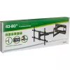 InLine XL-varsi Full-Motion TV-seinäteline, 43 tuuman-80 tuuman taulutelevisiolle, max. 50kg
