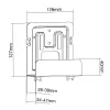 Passiivinen InLine 23152B teline mediasuoratoistolaitteelle 26-39 mm