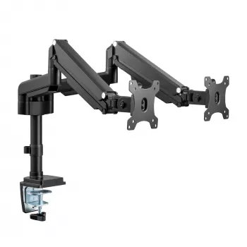 InLine pöytäteline nostimella kahdelle näytölle enintään 82 cm (32 tuumaa), 9 kg