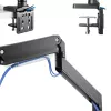 InLine pöytäasennus nostimella ja USB3.0, liikuteltava, 3 näytölle enintään 27 tuumaa