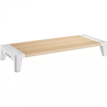 InLine Monitor Platform+, 2x USB 3.2 Gen1 ja QC3-lataus, 80mm, max. 15kg