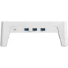 InLine Monitor Platform+, 2x USB 3.2 Gen1 ja QC3-lataus, 80mm, max. 15kg