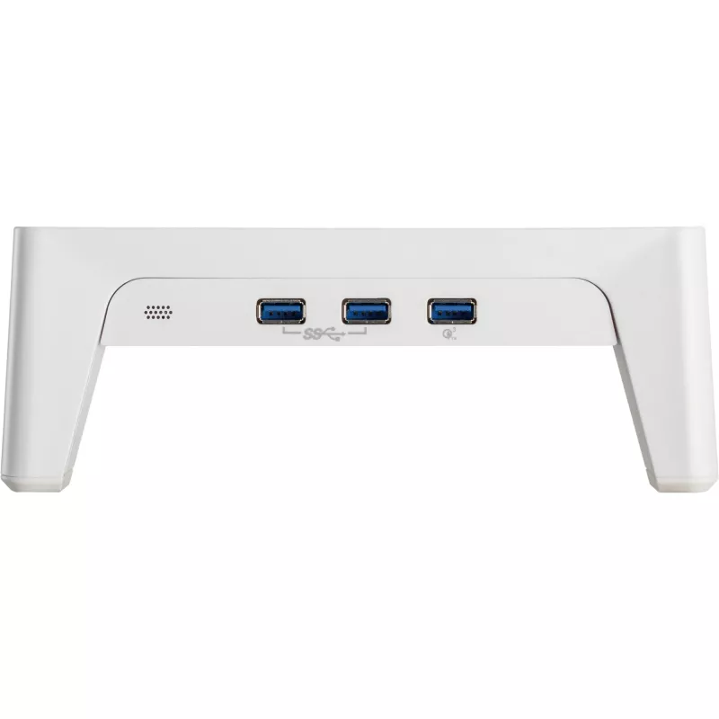 InLine Monitor Platform+, 2x USB 3.2 Gen1 ja QC3-lataus, 80mm, max. 15kg
