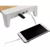 InLine Monitor Platform+, 2x USB 3.2 Gen1 ja QC3-lataus, 80mm, max. 15kg