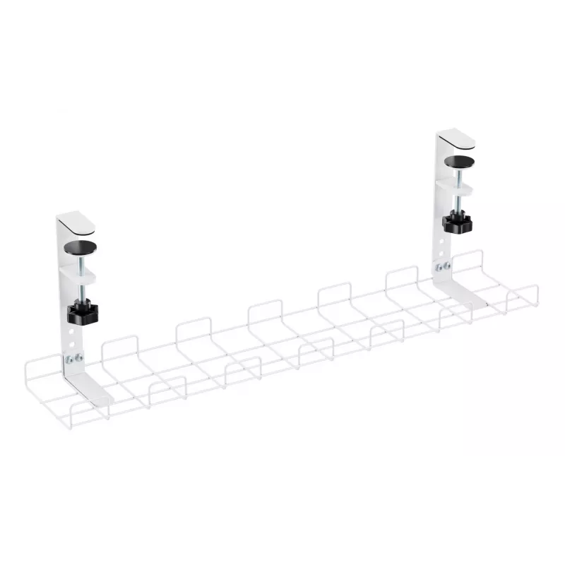 InLine 23190H kaapelinhallintaritilä 60 cm pöydänalaiseen asennukseen, valkoinen