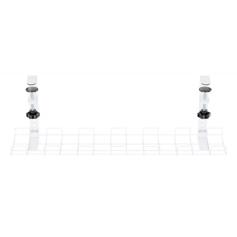 InLine 23190H kaapelinhallintaritilä 60 cm pöydänalaiseen asennukseen, valkoinen