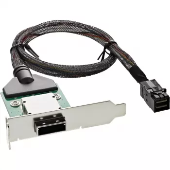 InLine SAS HD matalan profiilin sovitinteline ulk. SFF-8088 / sis. SFF-8643 0,5 m