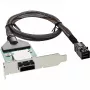InLine SAS HD matalan profiilin sovitinteline ulk. SFF-8088 / sis. SFF-8643 0,75 m