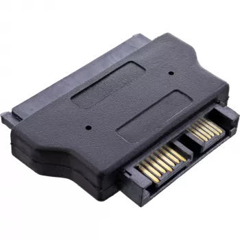 InLine SATA-sovitin 22-pin kaapelipuoli Slimline SATA 13-pin PCB