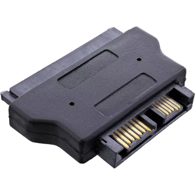 InLine SATA-sovitin 22-pin kaapelipuoli Slimline SATA 13-pin PCB