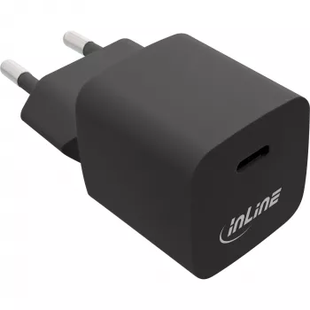 InLine USB-laturi Single USB-C, Power Delivery, PPS, 33W, musta