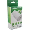 InLine USB PD virtalähde, GaN-laturi, 3-porttinen, Dual-USB-C + USB-A, 65W, valkoinen