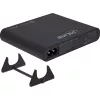 InLine GaN USB-virtalähde, 4-porttinen, 2x USB-C + 2x USB-A, 120 W, musta (31515B)