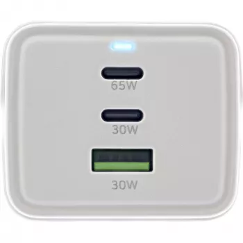 InLine USB-virtalähde, GaN-laturi, 2x USB-C, 1x USB-A, PD 3.0, turvapistorasia