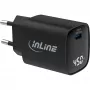 InLine USB PD -virtalähde, GaN-laturi, 1 portti, USB-C, 45W, näytöllä