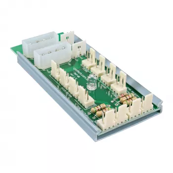 InLine Multi Port -paneeli 2x Molex 4 Pin 12 x 3 Pin tuuletinliittimeen 12 tuulettimelle