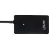 InLine USB 2.0 4-porttinen keskitin, Type-A-uros 4x Type-A-naaras, musta, 30 cm