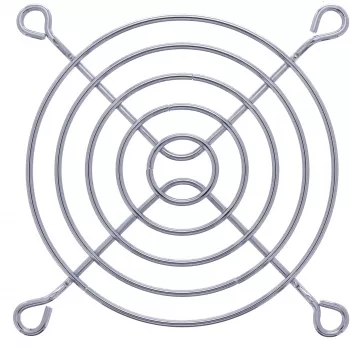 InLine tuuletinsäleikkö metalli kromattu, 80x80 mm