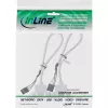 InLine korttipaikkasovitin 2x USB 2.0 Type-A -liitin 2x 5-pin sisäiseen liittimeen 0,3m