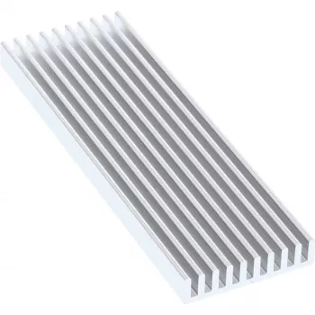 InLine SSD-jäähdytin, jäähdytysrivat / jäähdytyssiili, sopii M.2 SSD:lle