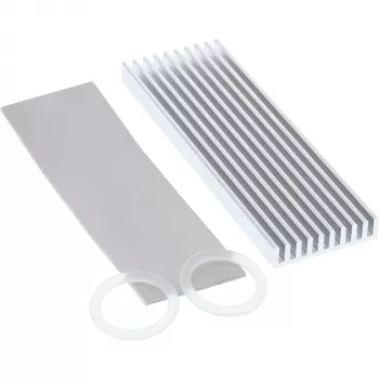 InLine SSD-jäähdytin, jäähdytysrivat / jäähdytyssiili, sopii M.2 SSD:lle