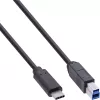 InLine USB 3.2 Gen.1 7 portin keskitin alumiinikotelolla ja 2,5A virtalähteellä, musta