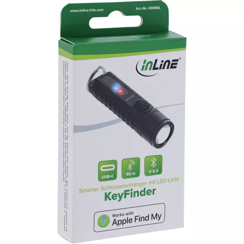 Etsin InLine 40080L GPS-paikannin yleismalli musta akunkesto 6h