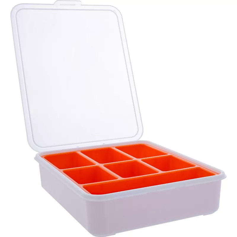 InLine pienmateriaalilaatikko, 7 lokeroa, 180 x 140 x 40 mm, oranssi