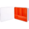 InLine pienmäärälaatikko, 4 lokeroa, 180x140x40mm, oranssi