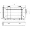 InLine pienosalaatikko, 5 lokeroa, 206x107x33mm, läpinäkyvä