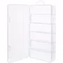 InLine pienastialaatiikko, 6 lokeroa, 206x107x33mm, läpinäkyvä
