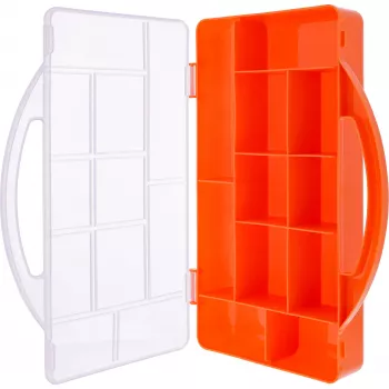 InLine pienosalaatikko, 11 lokeroa, 271x186x40mm, oranssi