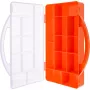 InLine pienosalaatikko, 11 lokeroa, 271x186x40mm, oranssi