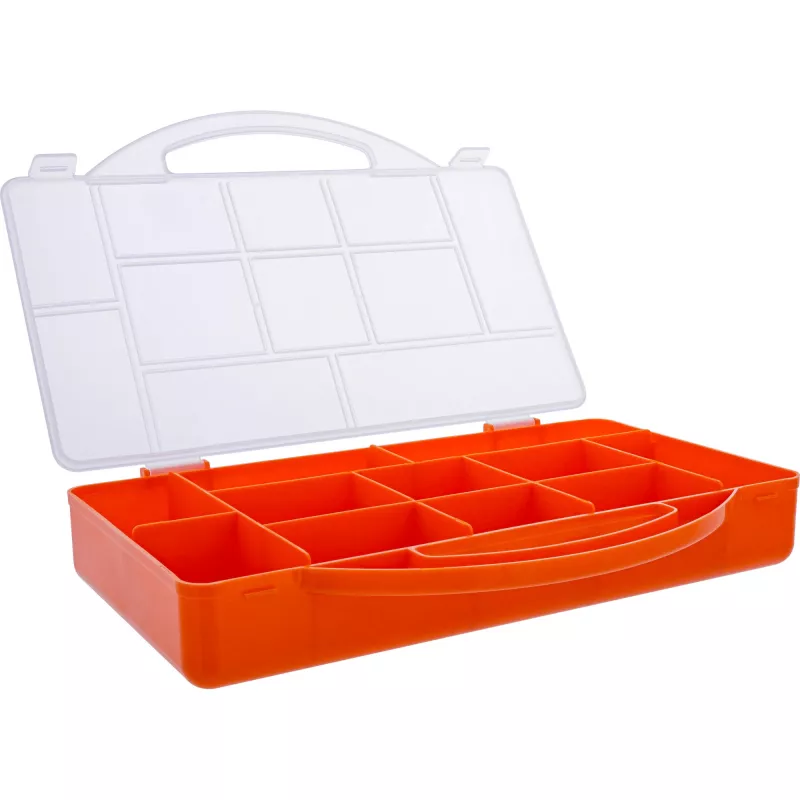 InLine pienosalaatikko, 11 lokeroa, 271x186x40mm, oranssi